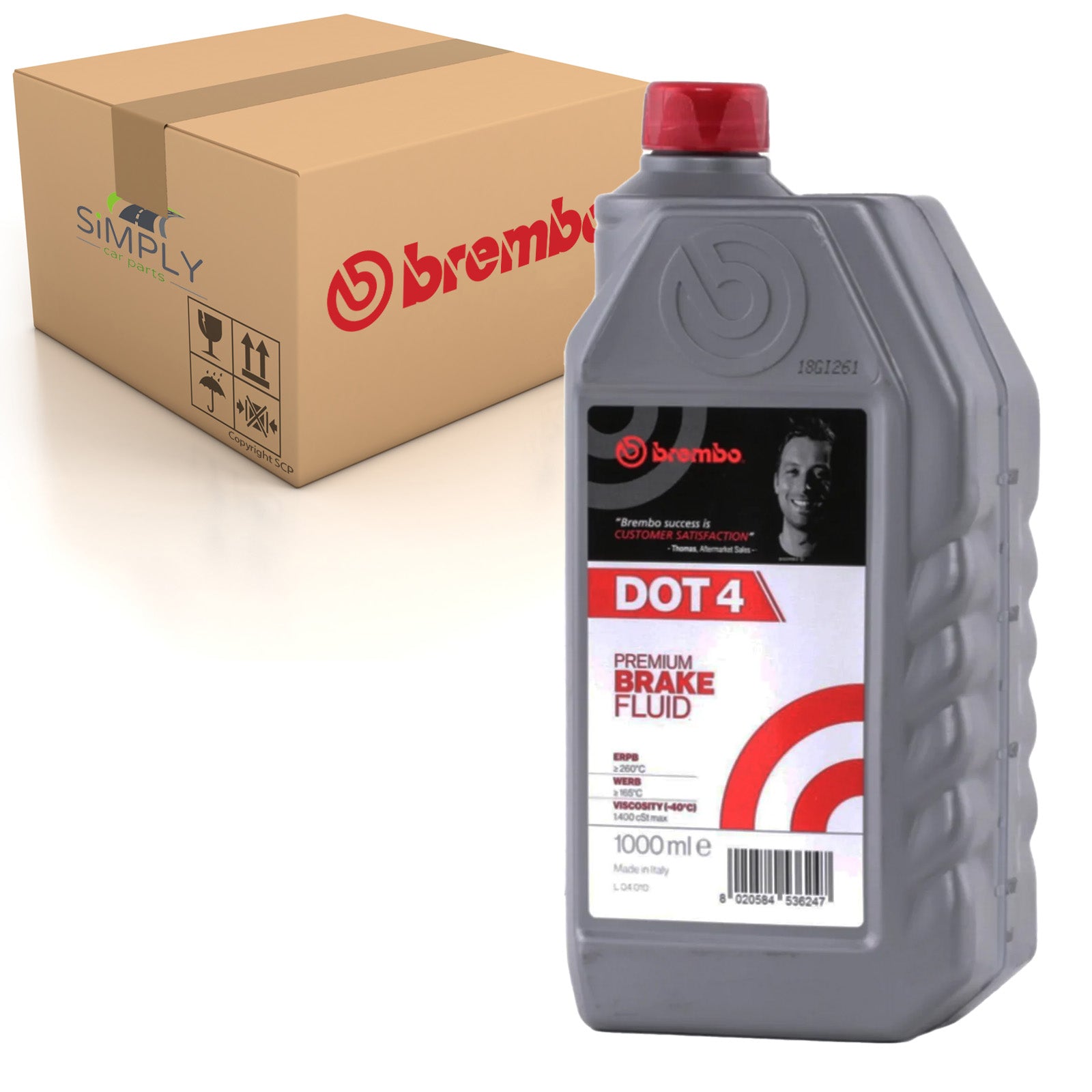 Brembo Dot 4 Brake Fluid for