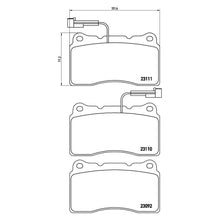 Load image into Gallery viewer, Front Brake Pad Fits Alfa Romeo Renault Volvo 156 159 Brera Spider Brembo P23078