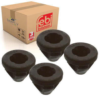 4x Engine Cover Rubber Sockets Mount Fits VW Golf Mk5 Mk6 Audi A3 Febi 38850