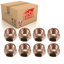 Load image into Gallery viewer, 8x Exhaust Manifold Nut Fits VW Mk1 Mk2 Golf M8 12mm OE 059129601 Febi 07190