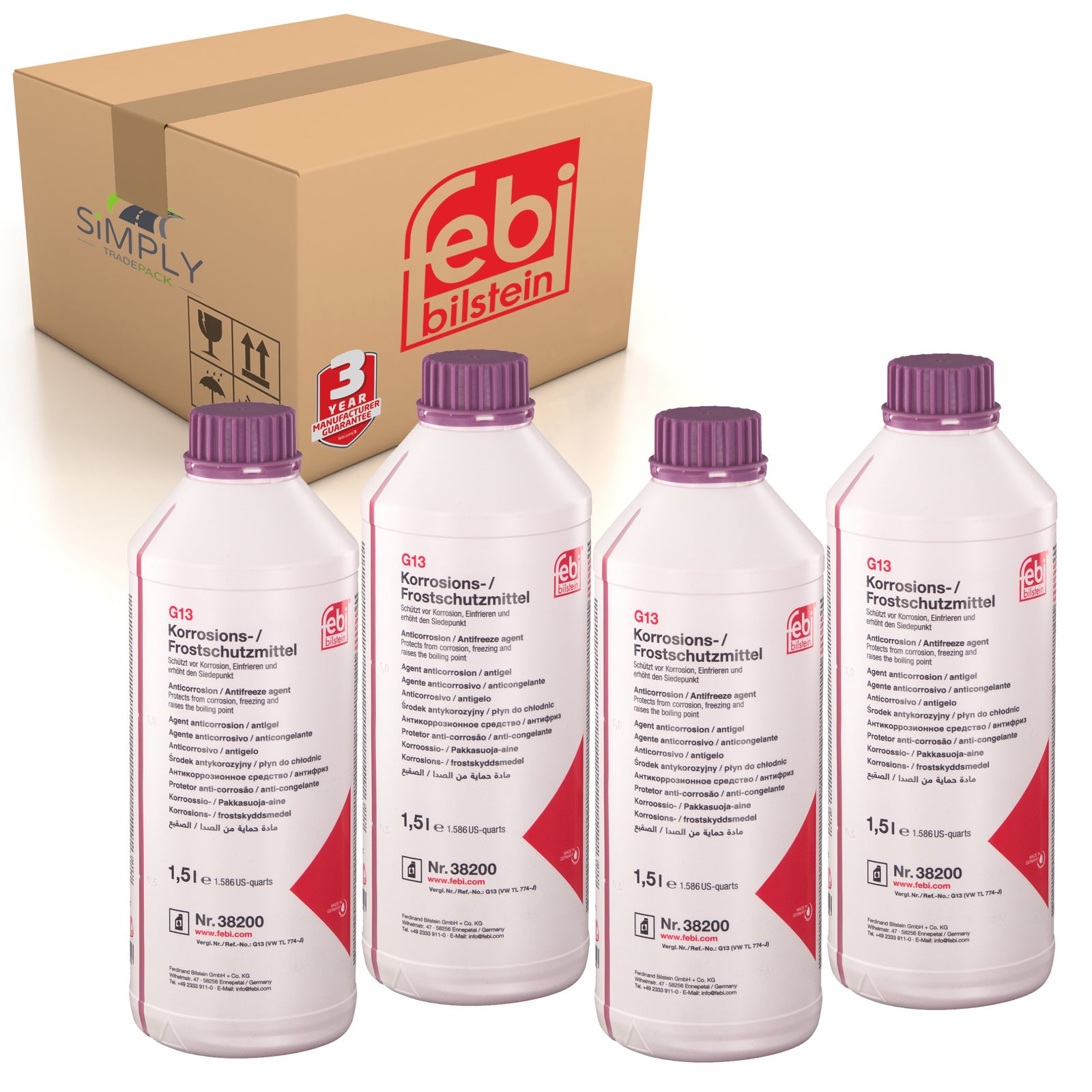 G13 Antifreeze (1.5 Liters) - Febi Bilstein G013A8JM1
